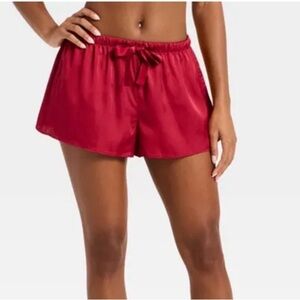 Auden Women's Satin Pajama Shorts